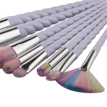 GUJHUI 20*12*2 cm 8PCS Make Up Foundation Eyebrow Eyeliner Blush Cosmetic Concealer Brushes Anne