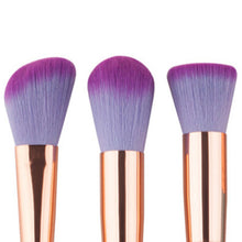 GUJHUI 2017 10PCS Cosmetic brush for powder Foundation Eyebrow Eyeliner Blusher Concealer Makeup brushes professional Green