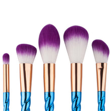 GUJHUI 2017 5PCS Colorful Cosmetic Powder Foundation Eyebrow Eyeshadow Makeup brushes Professional Makeup tools Pincel maquiagem