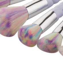 GUJHUI 2017 5PCS Foundation Eyebrow Eyeliner Blush Cosmetic Concealer Professional Makeup brushes set Pincel maquiagem Sliver