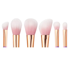 GUJHUI 2017 6PCS Cosmetic Powder Foundation Eyeshadow Makeup brushes Professional Soft Face Eyebrow Blusher Pinceis de maquiagem