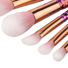 GUJHUI 2017 6PCS Cosmetic Powder Foundation Eyeshadow Makeup brushes Professional Soft Face Eyebrow Blusher Pinceis de maquiagem
