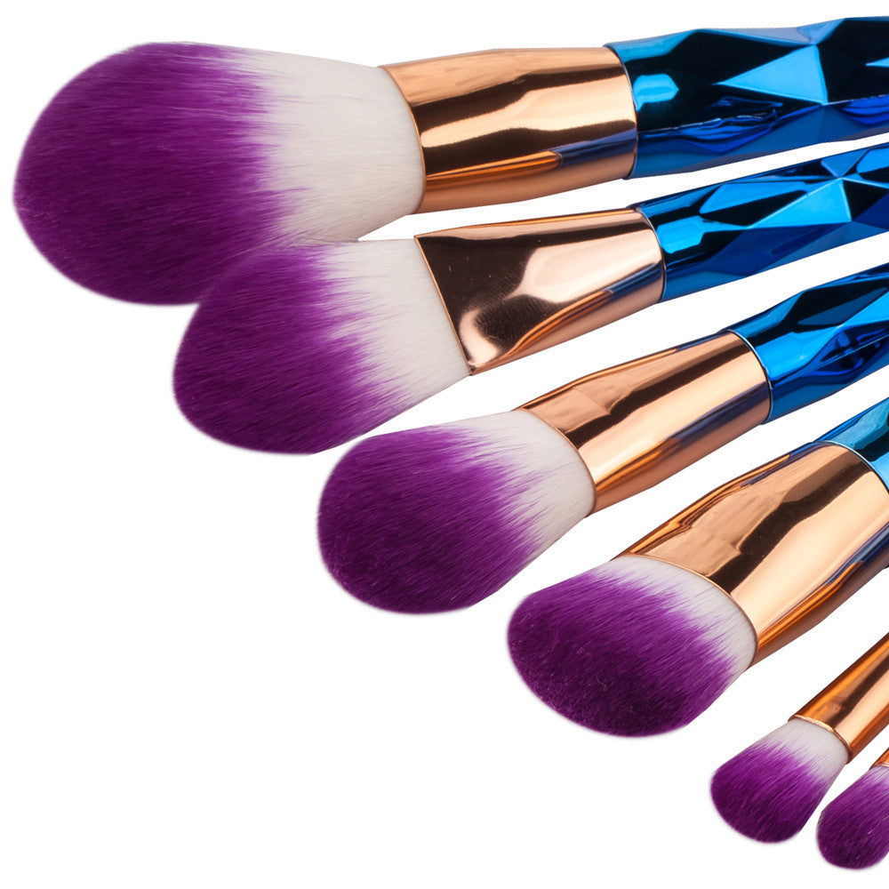 GUJHUI 2017 7PCS Cosmetic Eyeshadow Professional Makeup brushes Concealer Powder Foundation Eyebrow Lip brush Pincel maquiagem