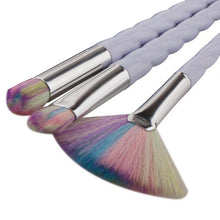 GUJHUI 2017 8PCS Fan brush Makeup brushes Powder Foundation Eyebrow Eyeliner Blush Cosmetic Concealer brush Pincel maquiagem