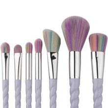 GUJHUI 2017 8PCS Fan brush Makeup brushes Powder Foundation Eyebrow Eyeliner Blush Cosmetic Concealer brush Pincel maquiagem