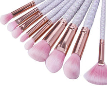 GUJHUI 2017 9PCS Make up Fan brush Foundation Eyebrow Eyeliner Blush Cosmetic Concealer Makeup brushes set Pincel maquiagem