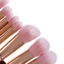 GUJHUI 2017 9PCS Make up Fan brush Foundation Eyebrow Eyeliner Blush Cosmetic Concealer Makeup brushes set Pincel maquiagem