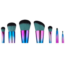GUJHUI 2017 Hot sale women 7PCS Cosmetic Concealer Powder Foundation Eyeshadow Professional Makeup brushes Pinceis de maquiagem