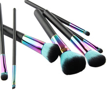GUJHUI 2017 Hot sale women 7PCS Cosmetic Concealer Powder Foundation Eyeshadow Professional Makeup brushes Pinceis de maquiagem