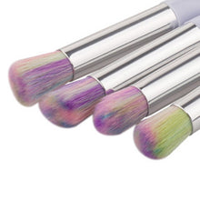 GUJHUI 4PCS Colorful Cosmetics Eyebrow Eyeshadow Mascara Eyeliner Professional Makeup brushes Beauty Pincel maquiagem White