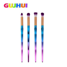 GUJHUI 4PCS Make Up Foundation Eyebrow Eyeliner Blush Cosmetic Concealer Brushes escova cosmetic brush Anne