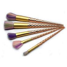 GUJHUI 5PCS Make Up Foundation Eyebrow Eyeliner Blush Cosmetic Concealer Brushes Used with Powder set brochas 2017 Anne