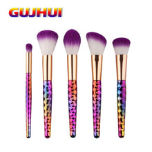 GUJHUI 5PCS Make Up Foundation Eyebrow Eyeliner Blush Cosmetic Concealer Brushes cosmetic brush Anne