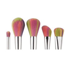 GUJHUI 5PCS Makeup brushes professional Foundation Eyebrow Eyeliner Blush Cosmetic Concealer brush Maquiagem Mulicolor