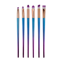 GUJHUI 6PCS Make Up Foundation Eyebrow Eyeliner Blush Cosmetic Concealer Brushes Plastic,Plating material makeup brush Anne