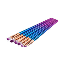 GUJHUI 6PCS Make Up Foundation Eyebrow Eyeliner Blush Cosmetic Concealer Brushes Plastic,Plating material makeup brush Anne