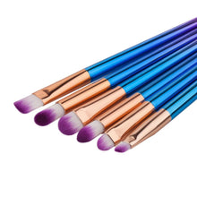 GUJHUI 6PCS Make Up Foundation Eyebrow Eyeliner Blush Cosmetic Concealer Brushes Plastic,Plating material makeup brush Anne
