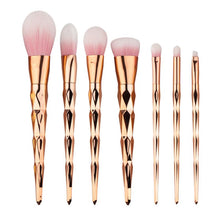 GUJHUI 7PCS Make Up Foundation Eyebrow Eyeliner Blush Cosmetic Concealer Brushes Nylon Hair kozmetik 2017 Anne