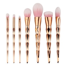 GUJHUI 7PCS Make Up Foundation Eyebrow Eyeliner Blush Cosmetic Concealer Brushes Nylon Hair kozmetik 2017 Anne