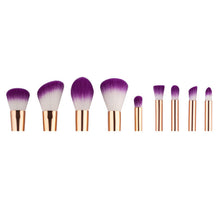 GUJHUI 9PCS Professional Makeup brushes set Foundation Eyebrow Eyeliner Blush Concealer Cosmetic brush Maquiagem Multicolor