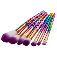 GUJHUI Suitable for professional use 7PCS Make Up Foundation Eyebrow Eyeliner Blush Cosmetic Concealer Brushes Anne