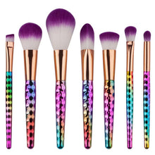 GUJHUI Suitable for professional use 7PCS Make Up Foundation Eyebrow Eyeliner Blush Cosmetic Concealer Brushes Anne