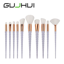 GUJHUI Used with Powder 8PCS Make Up Foundation Eyebrow Eyeliner Blush Cosmetic Concealer Brushes Anne