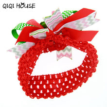 Girl Handbands Christmas Bow Snowmen Cute Headwear Hair Accessories Bandeau Enfant#B818