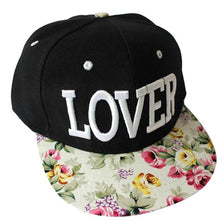 Good Quality 2016 New Fashion Women Floral Love Baseball Cap Summer Style Lady Hats Cotton Ajustable Snapback Caps,Bone