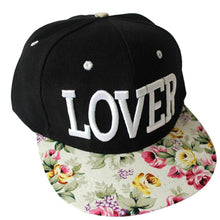 Good Quality 2016 New Fashion Women Floral Love Baseball Cap Summer Style Lady Hats Cotton Ajustable Snapback Caps,Bone