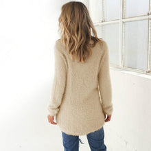 Good Quality Women Sweaters And Pullovers 2016 Spring Autumn Winter Solid Loose Casual Long Pull Femme Women Knitted Sweater