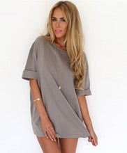Gray Home Soft Long Shirts Women Loose Oversized Shirts Big Size Polyester Tunic 2016 Spring Women Casual Summer Blouse Fashion