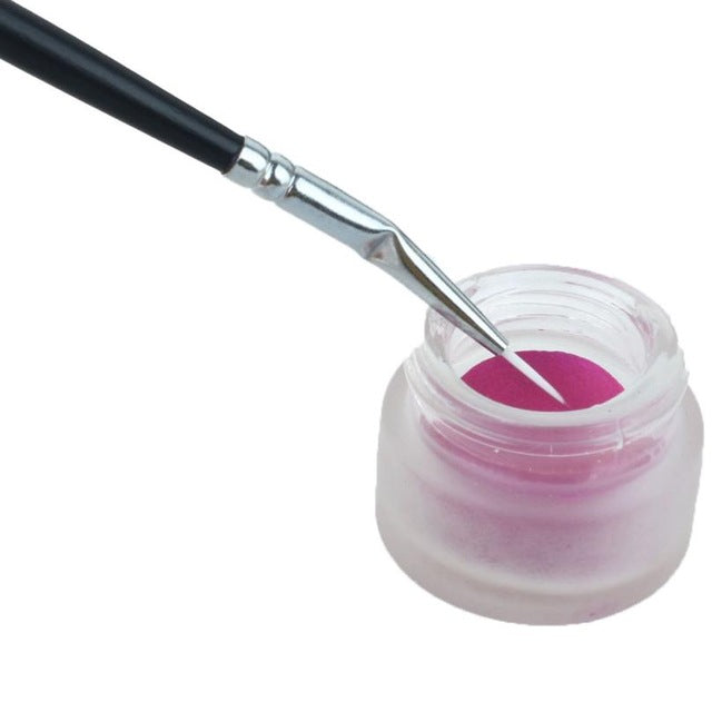 HOT New Arrival Oblique Design Pro MakeUp Cosmetic Brushes Eyeshadow Eye Brow Tools Lip Eyeliner Oblique Bending Brush Anne