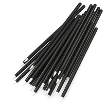 HUAMIANLI 100pcs Disposable Eyeliner Makeup Wand Applicator Cosmetics Brush Tools Easy and convenient to use oval brushes Anne