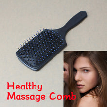 Hair Care Massage Flat Comb Brush Pin Reduce Hair Loss Healthy Tool Black
