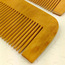 Hair Engraved Natural Peach Wood Wooden Comb Anti-Static Beard Comb Pocket Comb