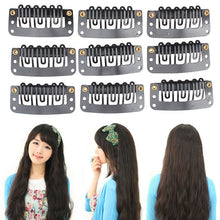 Hair Extension 32mm 40 Pcs Clip Middle Black Weft Snap Clip Tools For Hair black