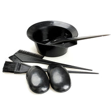 Hair Salon Bowl Brush Oreilles Two Sides Comb Set For DIY Hair Dyeing Perm
