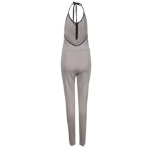 Halter Backless Front Tie Up Knot Spaghetti Strap Long Jumpsuit Sexy Club Jumpsuit Wholesale Summer 2016 Clothing Woman Jumpsuit