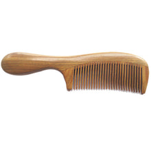 Handicraft Wooden Round Handle Sandal Hair Combs Natural Sandalwood Fine Comb Anti-Static Care