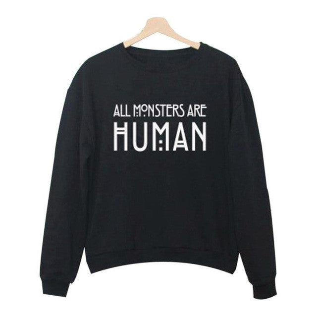 Harajuku Style Woman Tracksuit Letter Printed Loose Long Sleeve Spring Sweatshirt Sueter Feminino#1521
