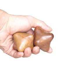 Hexagonal Hand Massager Vietnam Wood Massager 2 in 1 Set