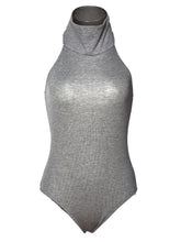 High Neck Knit Jumpsuit Sleeveless Backless Halter Stretch Bodycon Grey Short Rompers Women Sexy Pant Suits Lady Overall Outfit
