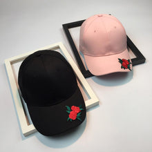High Quality Baseball Cap Women Summer Cotton Adjustable Rose Embroidery Snapback Caps 2017 Hip Hop Hat Female Bone Gorras #01