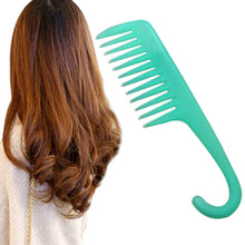 High Quality Plastic Heat-resistant Large Wide Tooth Comb Detangling Hairdressing Comb Hot