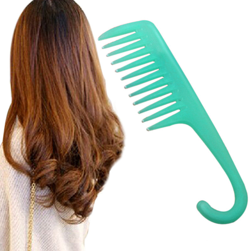 High Quality Plastic Heat-resistant Large Wide Tooth Comb Detangling Hairdressing Comb Hot