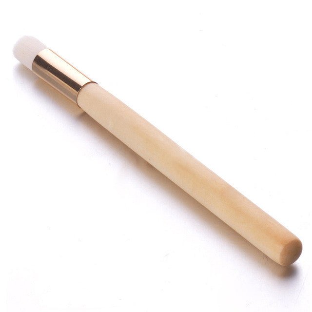 High Quality Soft Short Shank Solid Wood Nasal Wash Brush Remove Blackheads Nose Clean Brush Facial Cleaning Tools