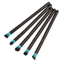 High Quality Synthetic Hair & Wood & Aluminum 10PCS Cosmetic Makeup Brush Brushes Set Foundation Powder Eyeshadow Anne