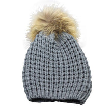 High Quality Women Winter Hats Pineapple Knitted Crochet Caps With Large Fur Pompon Winter Warm Hats For Women Bonnet