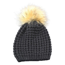 High Quality Women Winter Hats Pineapple Knitted Crochet Caps With Large Fur Pompon Winter Warm Hats For Women Bonnet